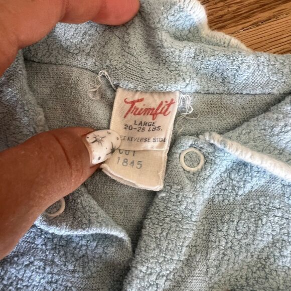 Vintage Baby Boy Clothes Lot of 11 0-6 Month pants one-piece shirt sweater vest - Picture 12 of 12